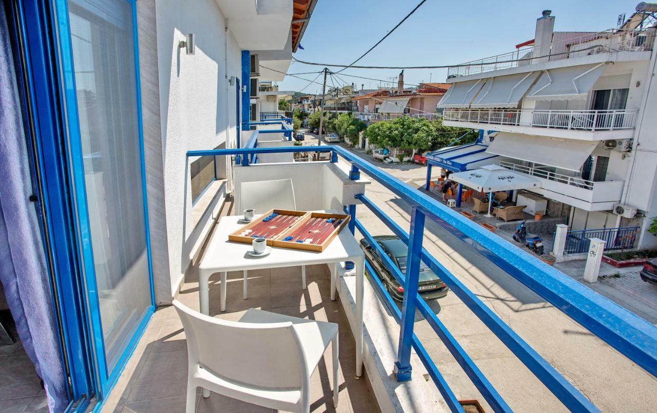 The Blue Beach Apartments Nea Peramos (Macedonia) Exterior foto