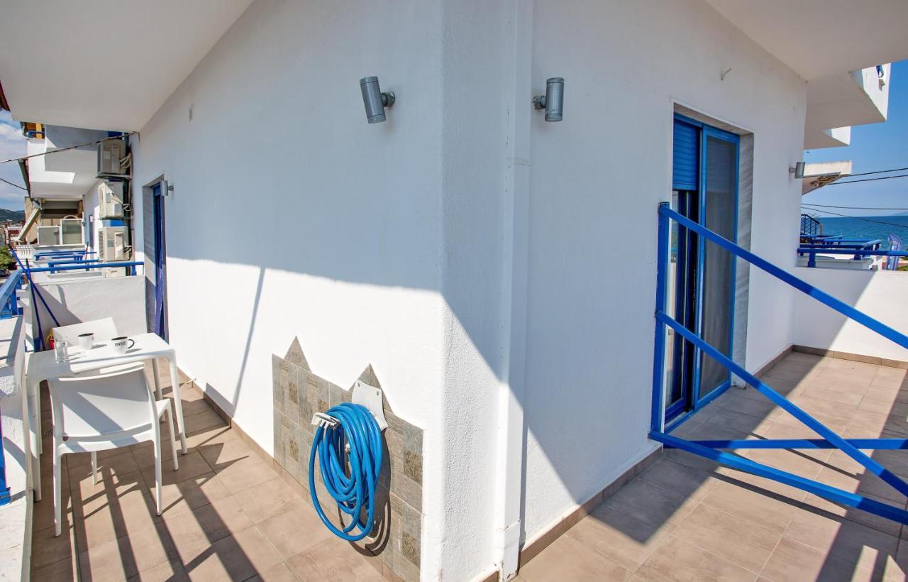 The Blue Beach Apartments Nea Peramos (Macedonia) Exterior foto