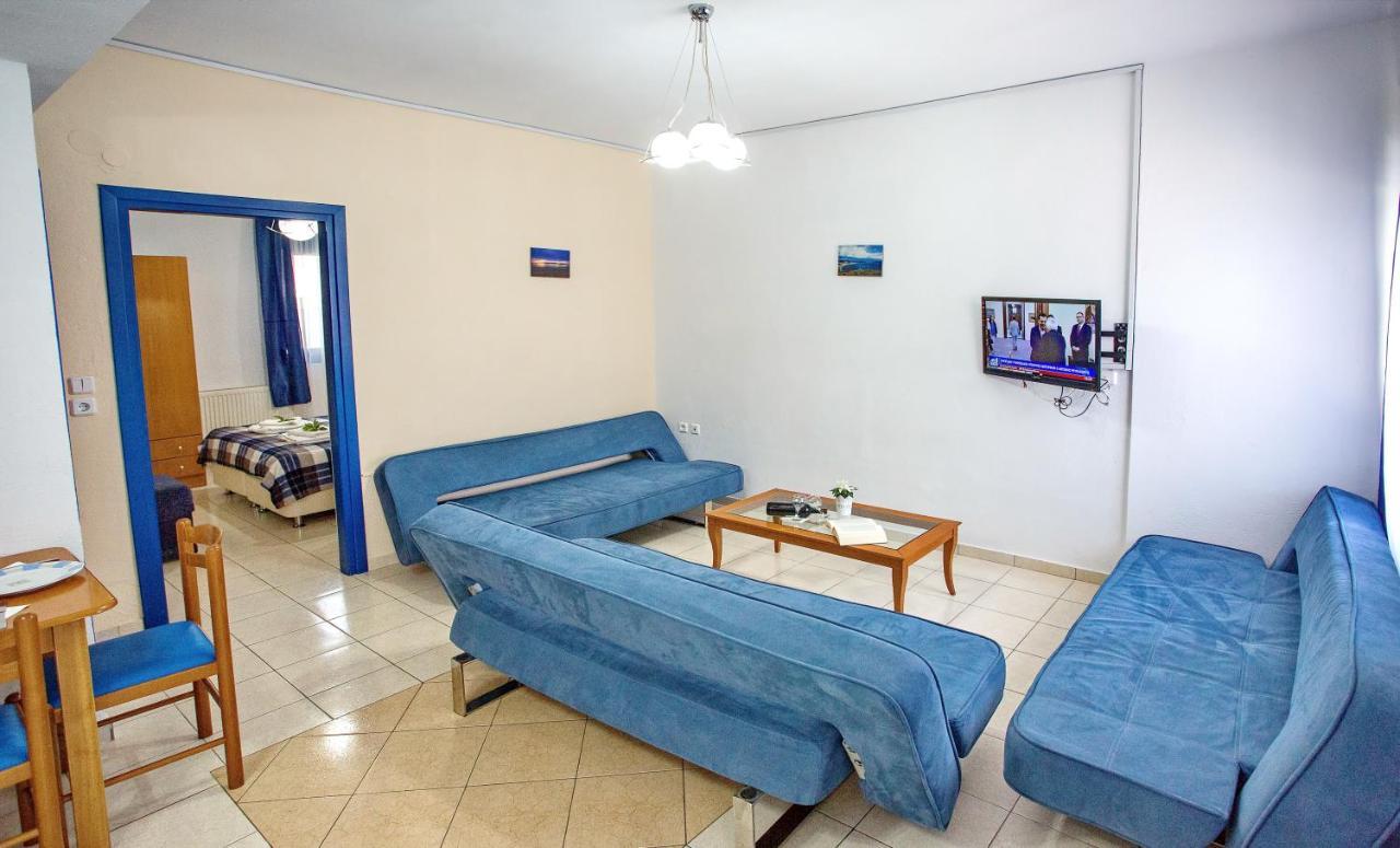 The Blue Beach Apartments Nea Peramos (Macedonia) Exterior foto