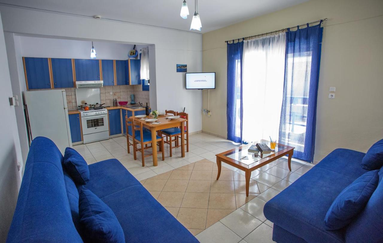The Blue Beach Apartments Nea Peramos (Macedonia) Exterior foto