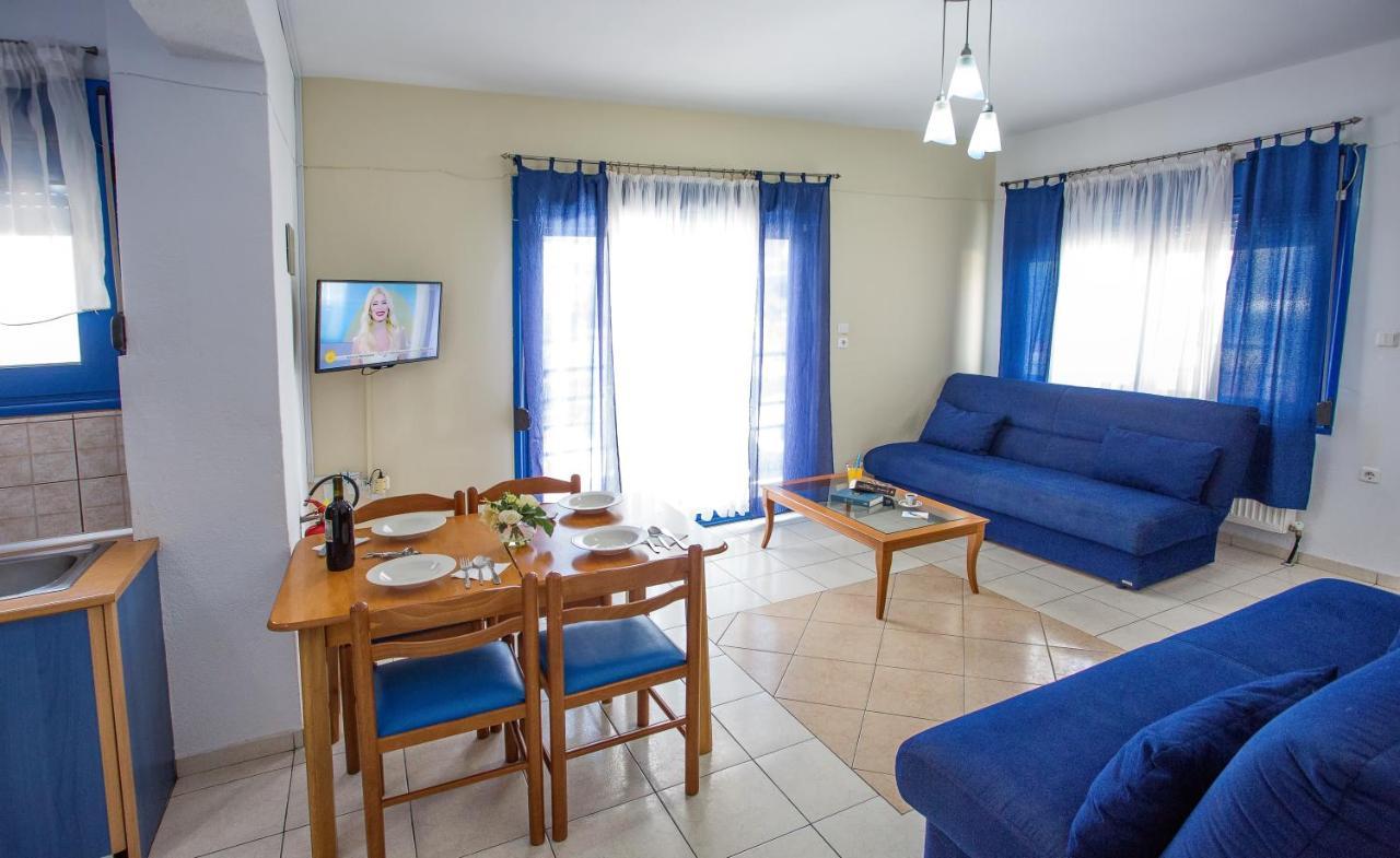 The Blue Beach Apartments Nea Peramos (Macedonia) Exterior foto