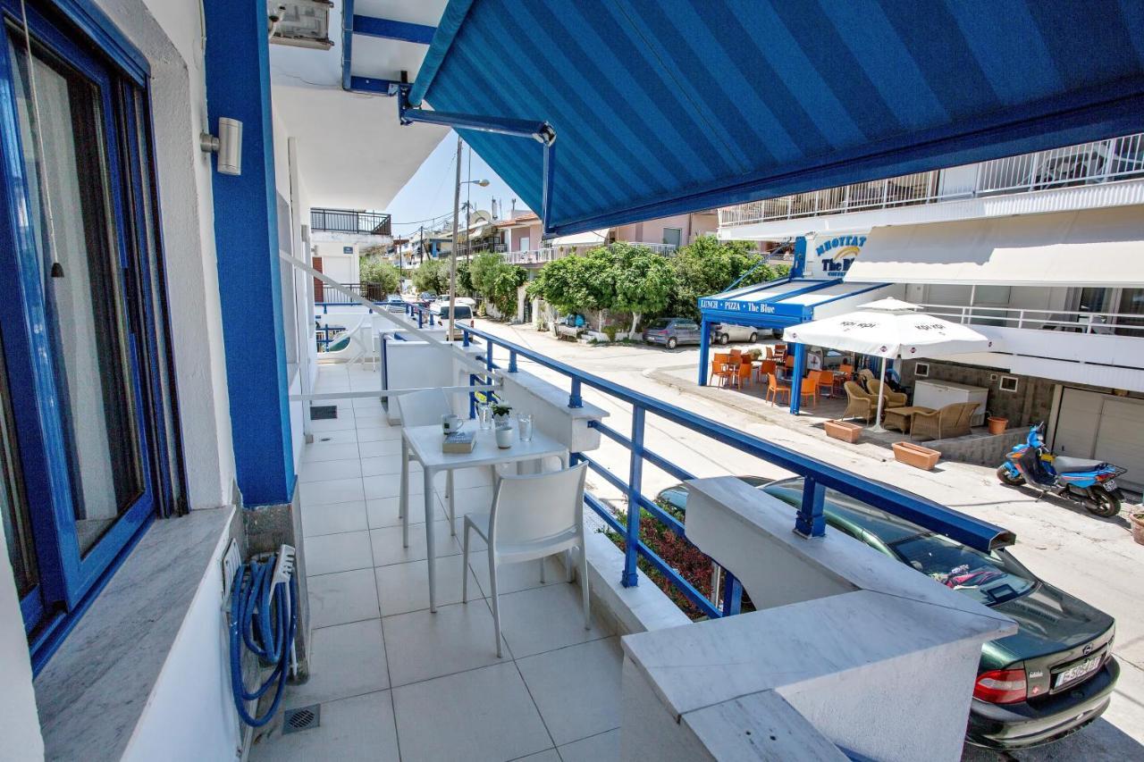 The Blue Beach Apartments Nea Peramos (Macedonia) Exterior foto